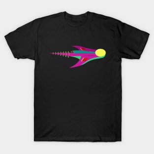 Retro Spaceship Five T-Shirt